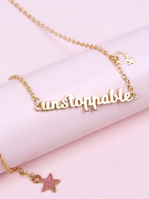 

Ayesha Gold-Toned Unstoppable Charm Necklace