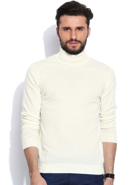 

Jack & Jones Cream-Coloured Woollen Sweater