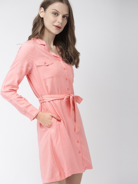 

Mast & Harbour Women Pink Shirt Dress
