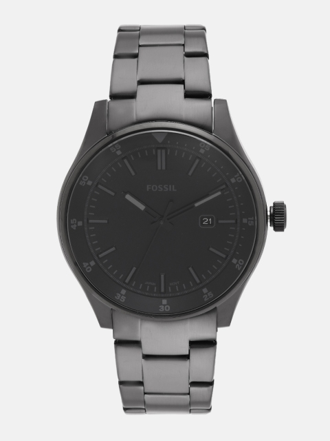 

Fossil BELMAR Men Black Analogue Watch FS5531