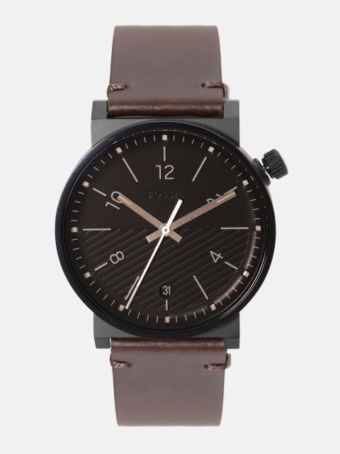 

Fossil BARSTOW Men Coffee Brown Analogue Watch FS5552