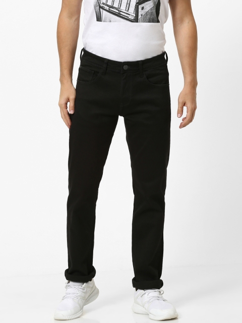 

Celio Men Black Straight Fit Mid-Rise Clean Look Stretchable Jeans