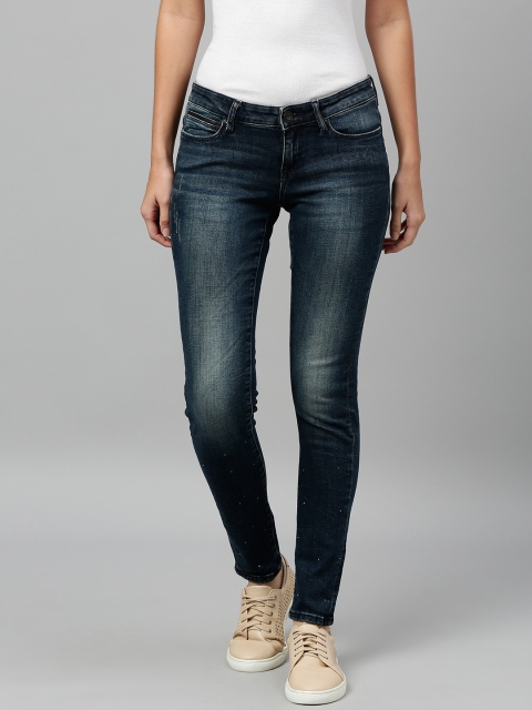 

Lee Women Blue Slim Fit Mid-Rise Clean Look Stretchable Jeans