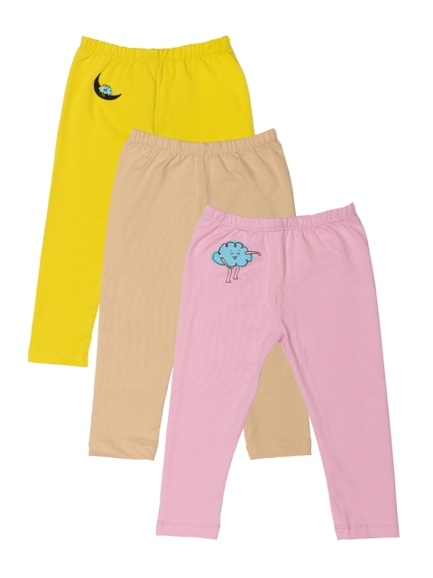 

You Got Plan B Girls Set of 3 Leggings, Multi