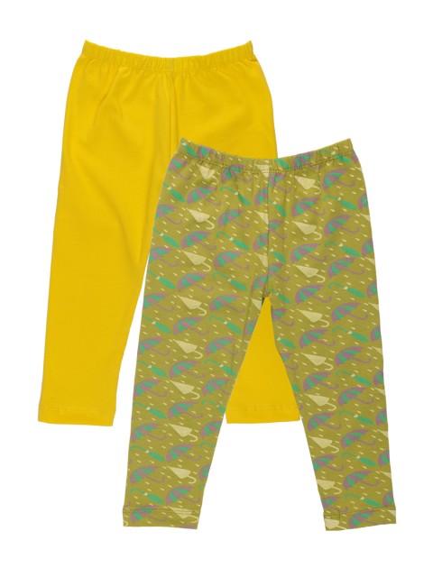 

You Got Plan B Girls Set of 2 Leggings, Multi