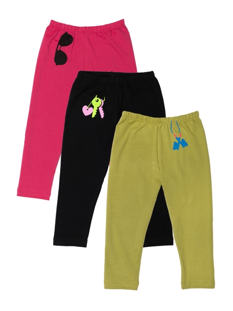 

You Got Plan B Girls Set of 3 Leggings, Multi