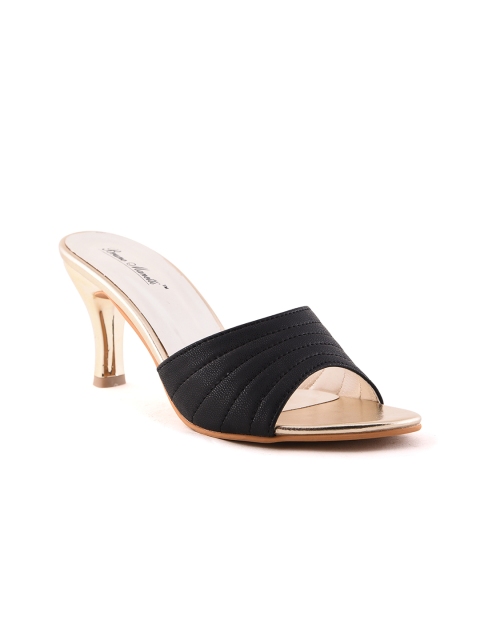 

Bruno Manetti Women Black Solid Heels