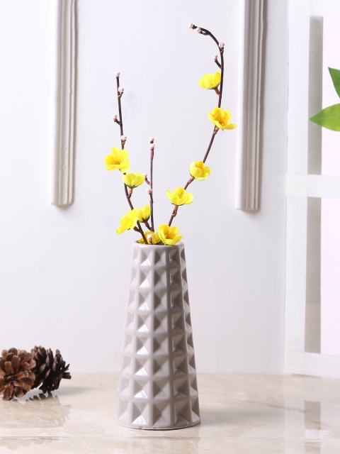 

TAYHAA Grey Ceramic Flower Vase