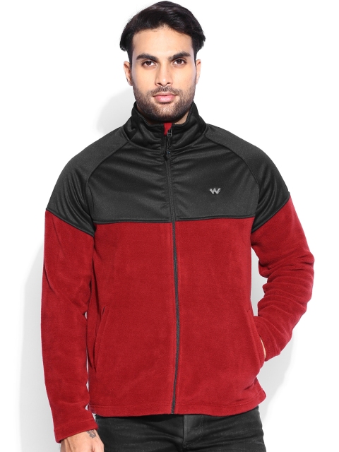 

Wildcraft Maroon & Black Fleece Pro Adri Fleece Pro Jacket Jacket