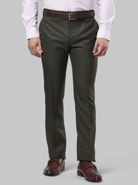 

Raymond Men Charcoal Grey Slim Fit Solid Formal Trousers