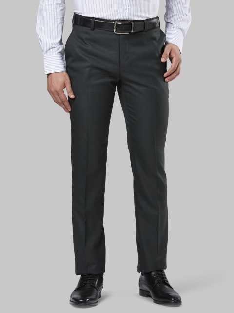 

Raymond Men Grey Original Slim Fit Solid Formal Trousers