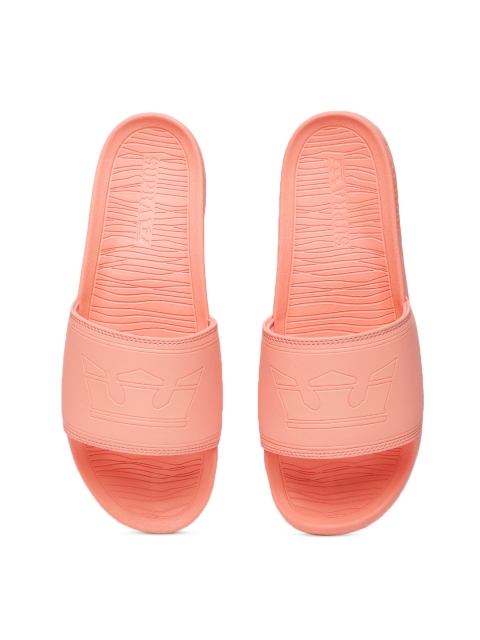 

Supra Men Peach-Coloured Solid Sliders