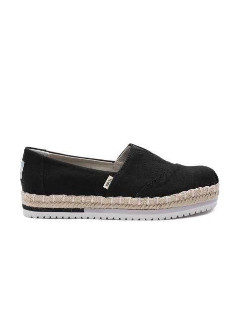 

TOMS Women Black Espadrilles