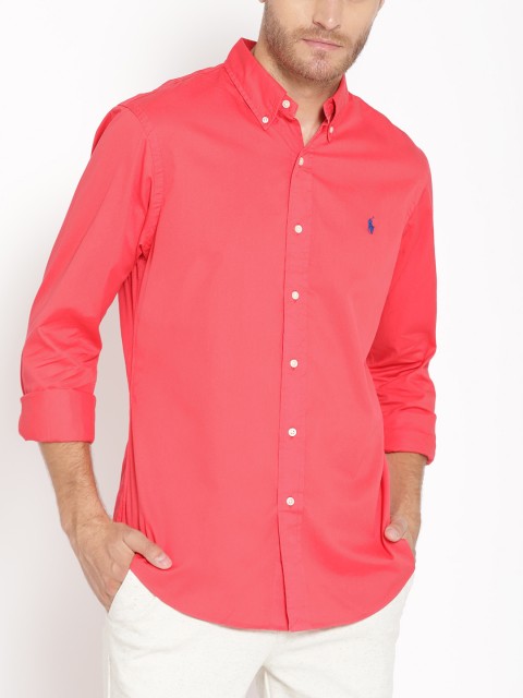 

Polo Ralph Lauren Slim Fit Twill Shirt, Coral