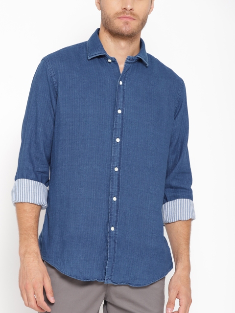 

Polo Ralph Lauren Slim Fit Double-Faced Shirt, Navy blue
