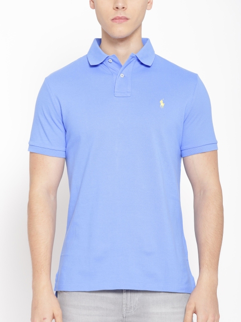 

Polo Ralph Lauren Custom Slim Fit Mesh Polo, Blue