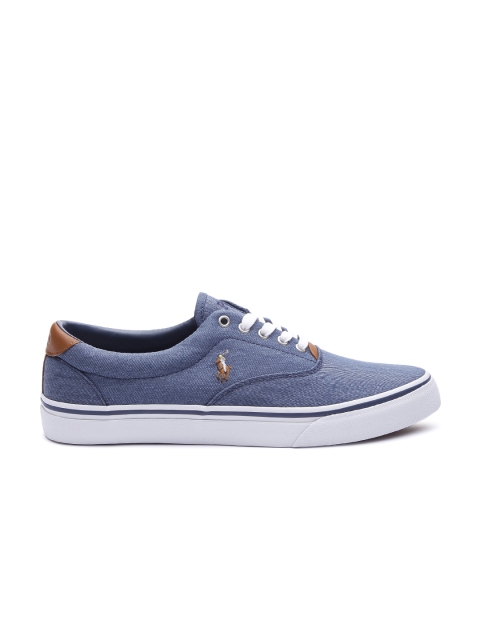 

Polo Ralph Lauren Men Thorton Washed Twill Trainer, Blue