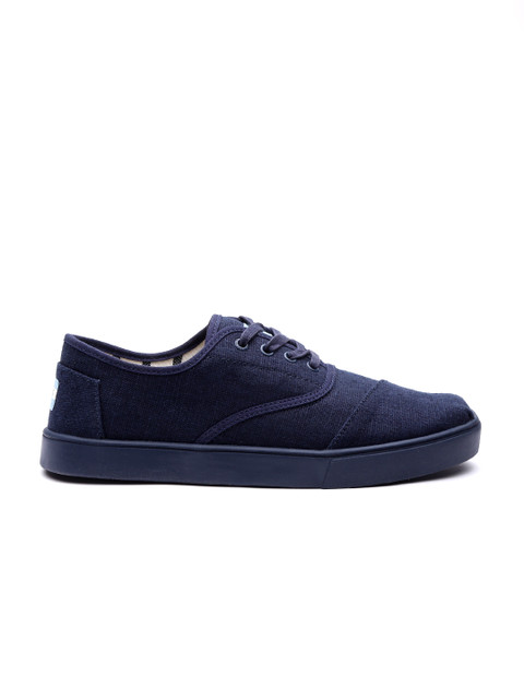 

TOMS Men Navy Blue Solid Sneakers