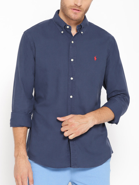 

Polo Ralph Lauren Slim Fit Oxford Shirt, Navy blue
