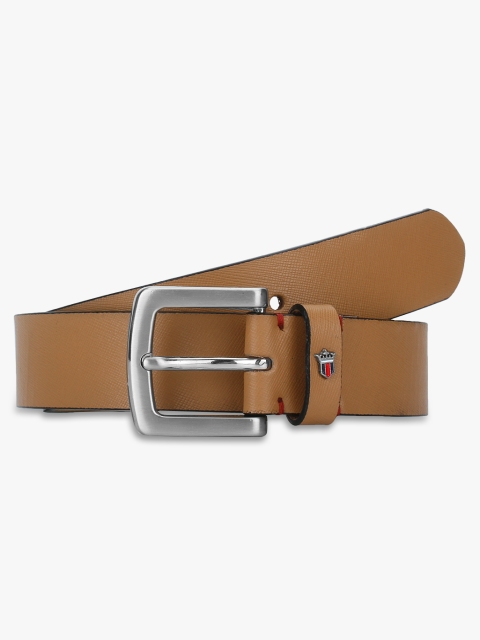 

Louis Philippe Men Tan Solid Belt