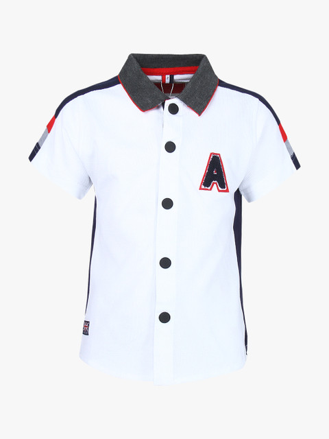 

Gini And Jony Boys White Shirt