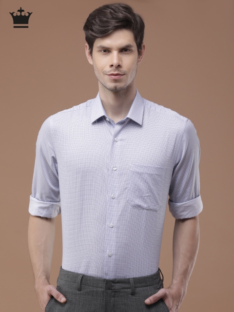 

Louis Philippe Men Blue Slim Fit Printed Casual Shirt