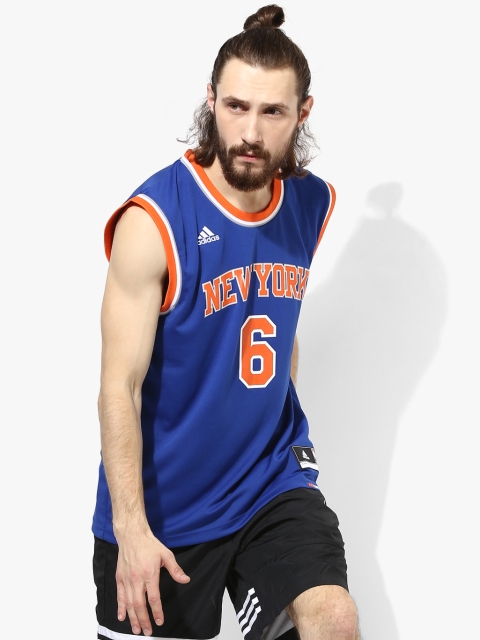 

Kristaps Porzingis Knicks NBA Replica Sports Jersey, Blue