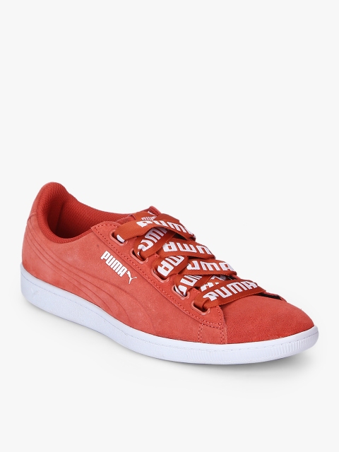 

Puma Vikky Ribbon Bold Spiced Coral-Spic Pink Sneakers, Red
