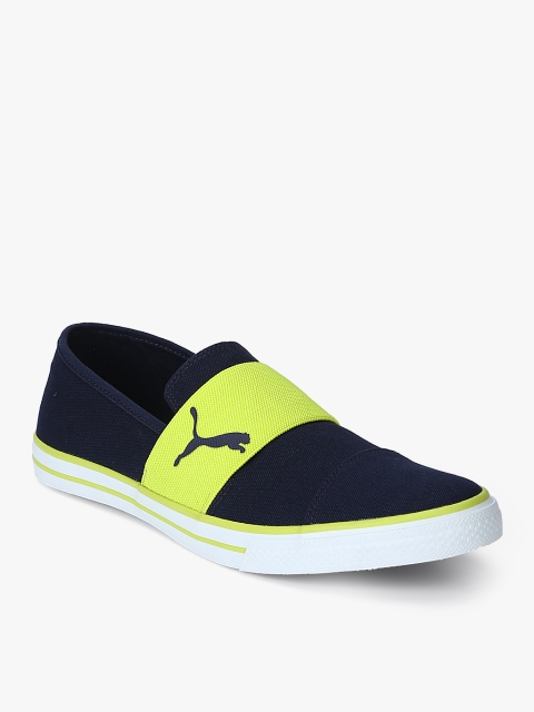 

Puma Unisex Navy Blue Beta Slip On Cv Idp Sneakers