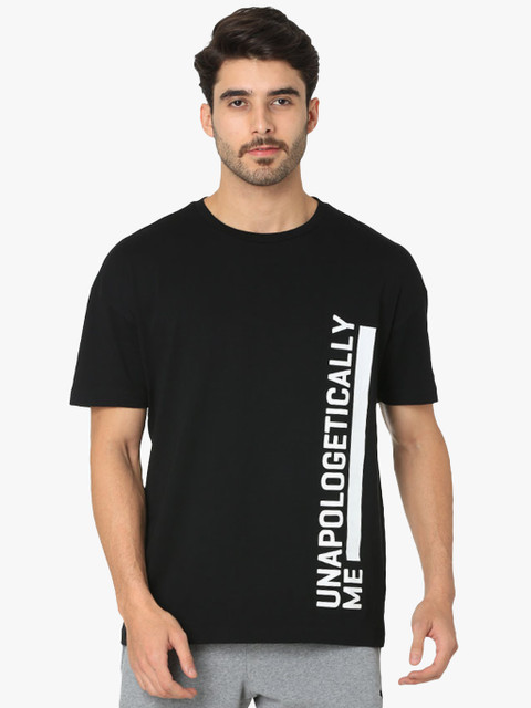 

One8 Vk Black Round Neck T-Shirt