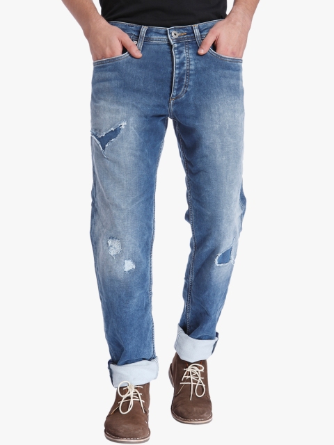 

Blue Washed Regular Fit Jeans (Mike)