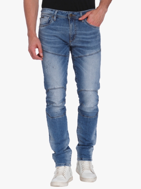 

Blue Washed Low Rise Slim Fit Jeans (Tim)