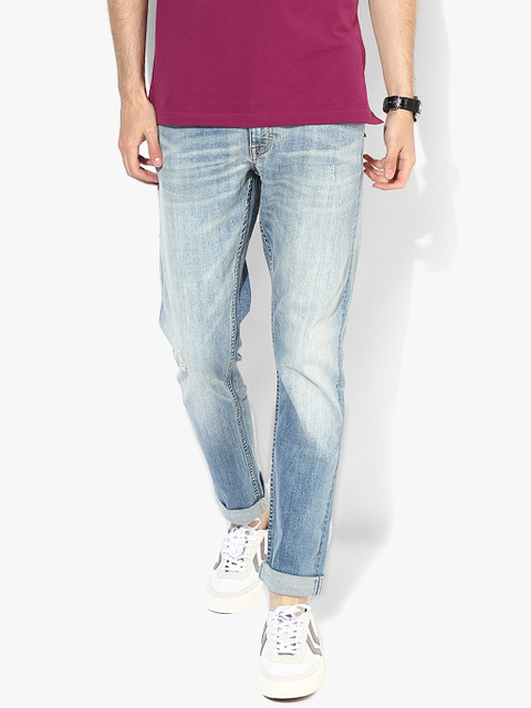 

Blue Washed Slim Fit Jeans