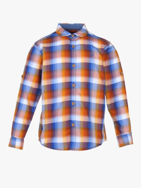 Blue Regular Fit Casual Shirt