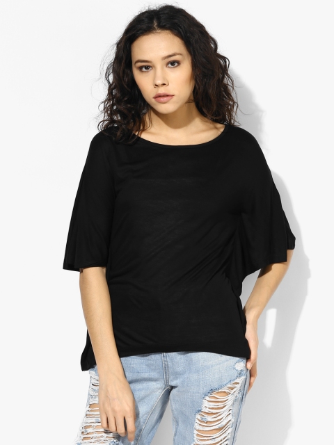 

Black Solid T Shirt