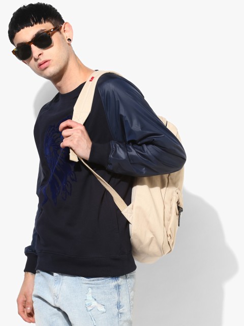 

Navy Blue Graphic Sweatshirt