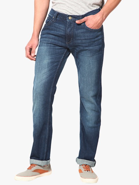 

Lee Men Blue Slim Fit Mid-Rise Clean Look Stretchable Jeans