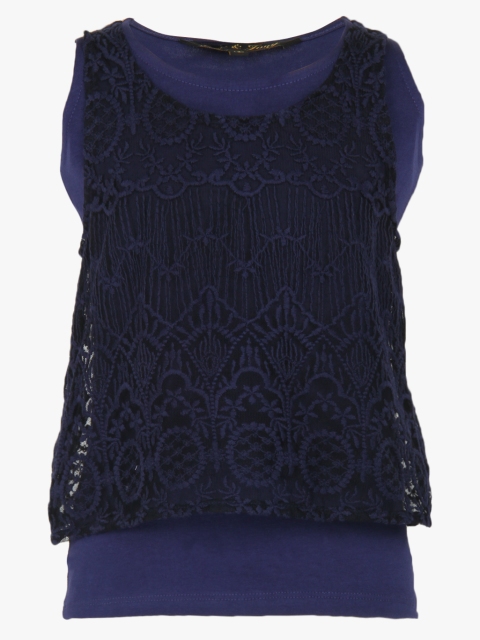 

Navy Blue Casual Top