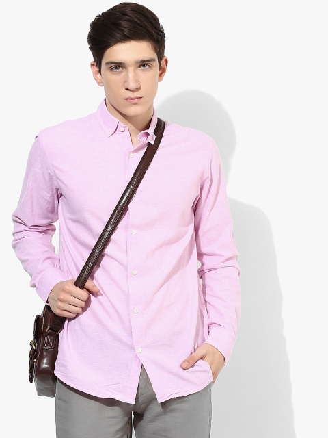 

Pink Slim Fit Casual Shirt