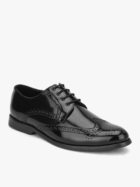 

Black Solid Brogues