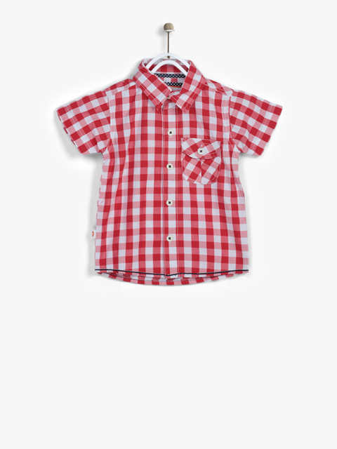 

Red Regular Fit Casual Shirt