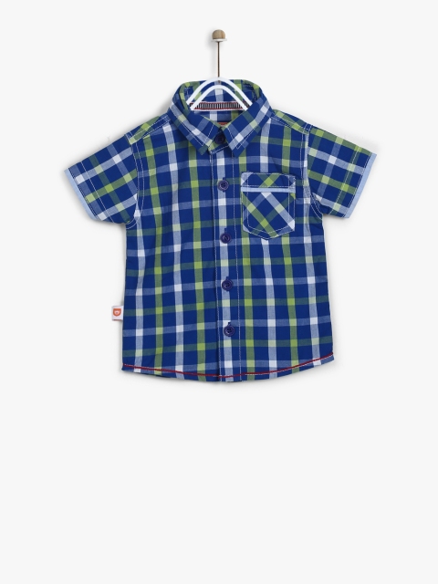 

Blue Regular Fit Casual Shirt