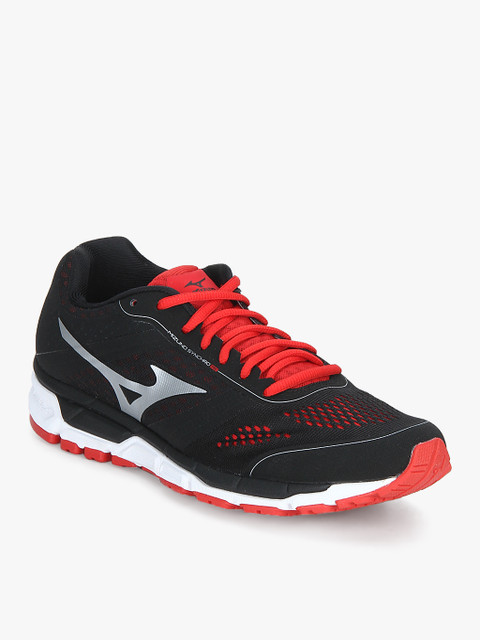 

Mizuno Unisex Black Solid Running Shoes