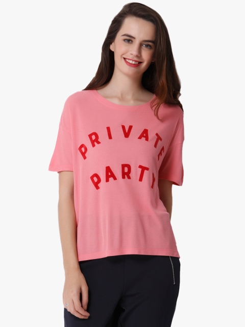 

Pink Printed T Shirt