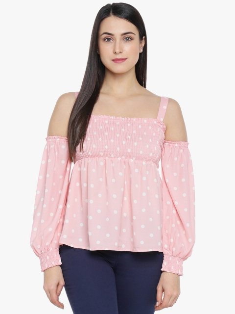 

Pink Printed Blouse