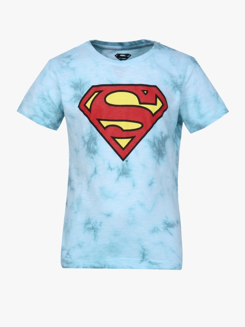 

Superman Aqua Blue T-Shirt