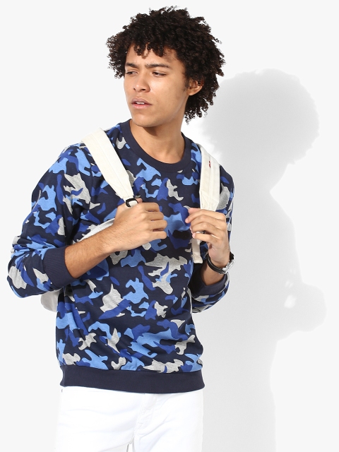 

Multicoloured Printed Regular Fit Sweatshirt, Multi