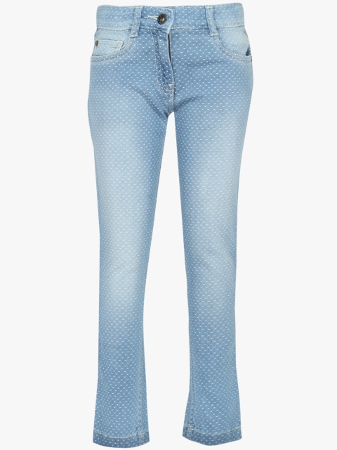 

Allen Solly Junior Girls Blue Regular Fit Mid-Rise Clean Look Jeans