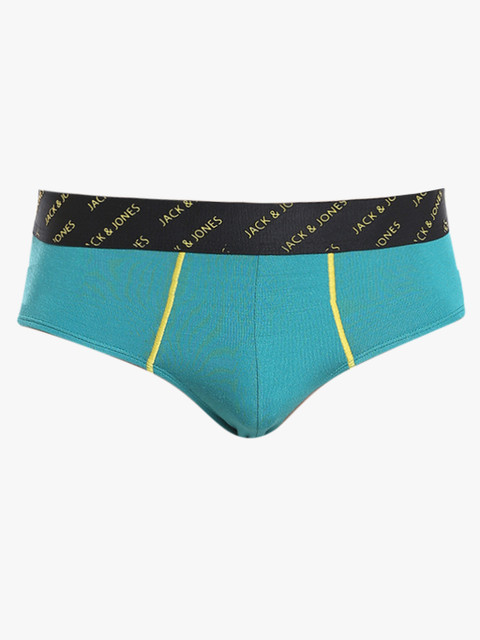 

Aqua Blue Solid Brief