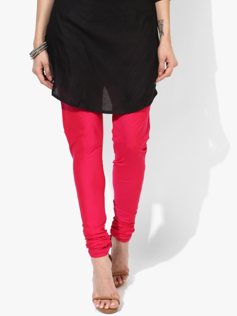 

Melange by Lifestyle Women Fuchsia Solid Churidar